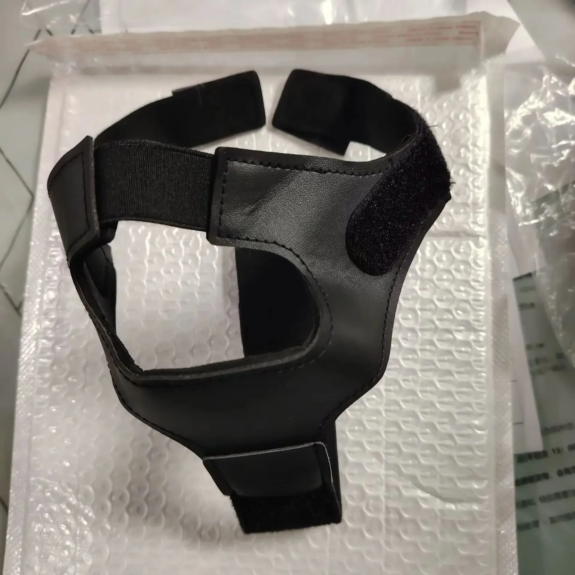 Faixa de cabeça de substituição para fone de ouvido respirável com fio HTC VIVE VR com couro lavável respirável
