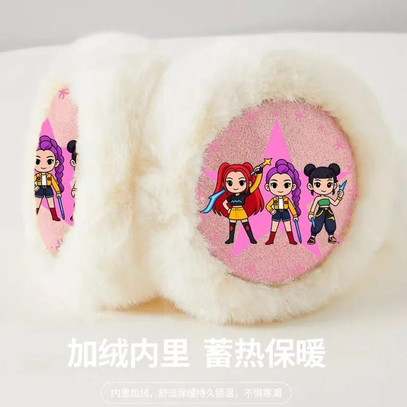 ที่ปิดหูแฟชั่นลายการ์ตูนอนิเมะสุดน่ารัก สไตล์ใหม่สำหรับฤดูหนาว  แบบยูนิเซ็กซ์  หนานุ่ม อุ่นสบาย  ไม่ระคายเคืองผิว