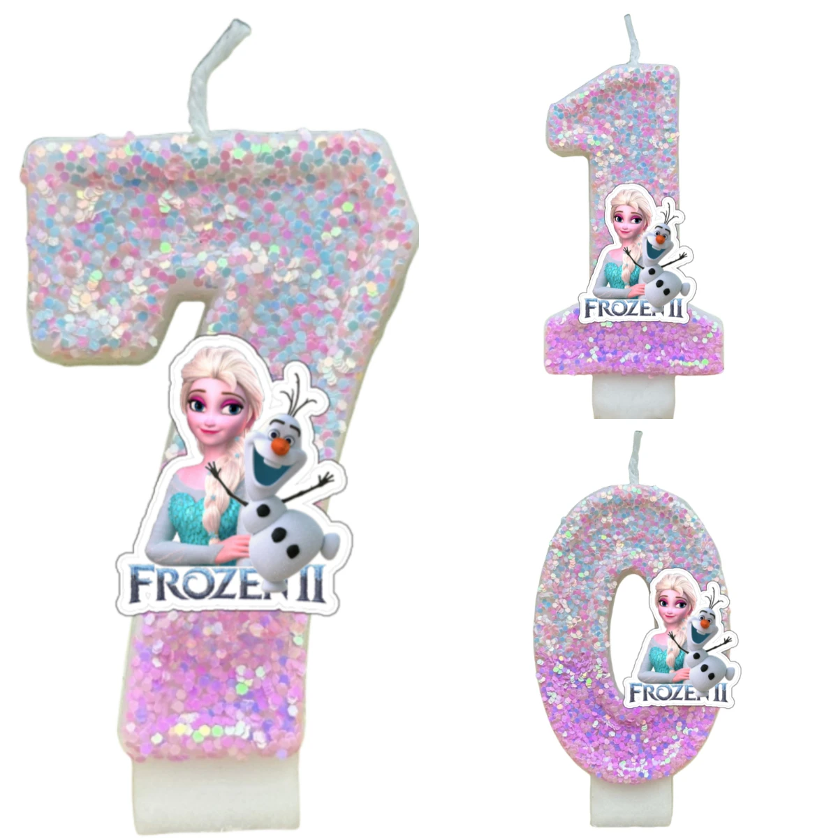 

Number Candles Cake Birthday New Deco Kids popular Gift Party Gift Birthday Cake Decoration Anime Figure Cartoon Frozen Princess