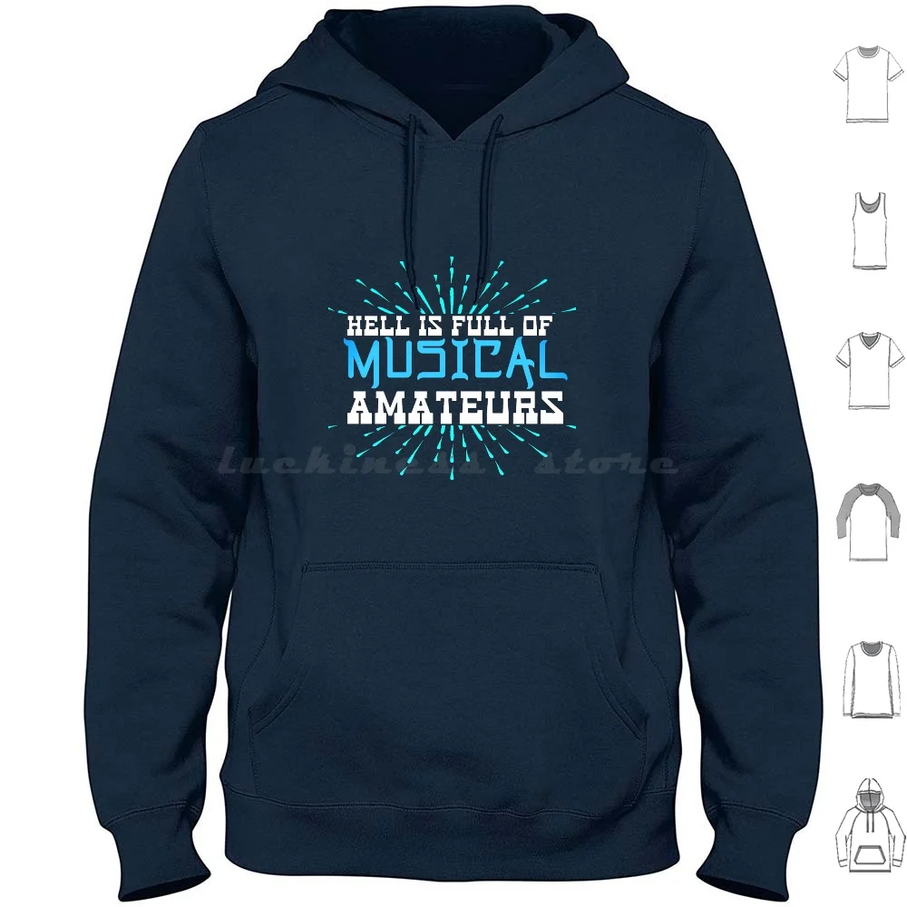 

Active Band Sticks The Tempo Sound Hell Is Full Of Musical Amateursretro Wave Hoodie cotton Long Sleeve Active Band Sticks