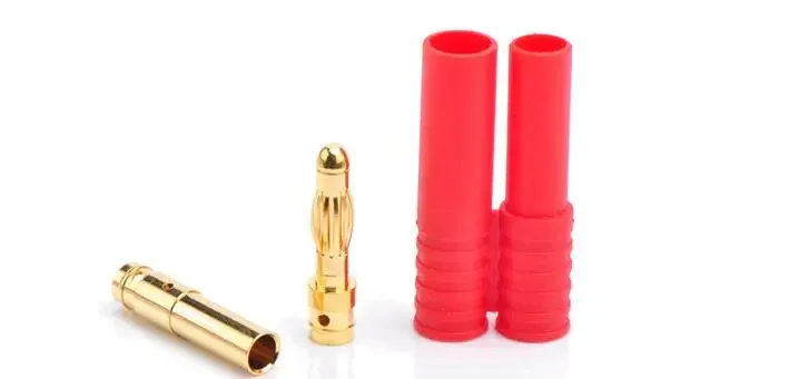 20 คู่ Amass 4.0 มม.กล้วยทอง Bullet Connector ปลั๊ก/ป้องกันกรณี RC แบตเตอรี่ ESC มอเตอร์ปลั๊ก