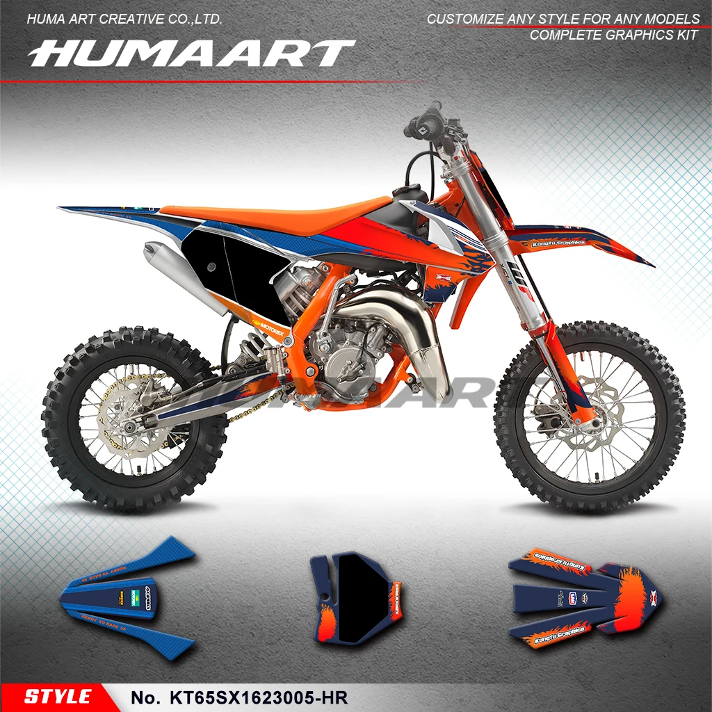 

Гоночные графические наклейки, наклейки для KTM SX 65 2016 2017 2018 2019 2020 2021 2022, KT65SX1623005-HR