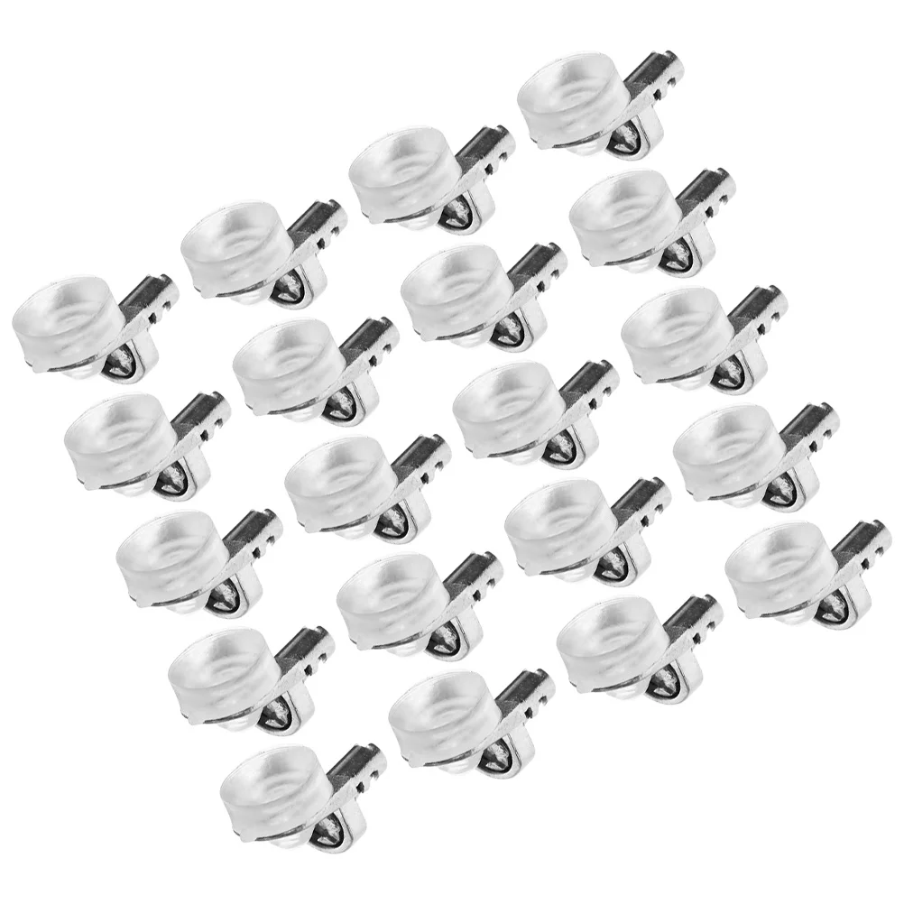 20 шт., колышки для стеклянных полок, силиконовые присоски, опорные штифты для полки шкафа для кухни, ванной комнаты, офиса, прозрачные кронштейны