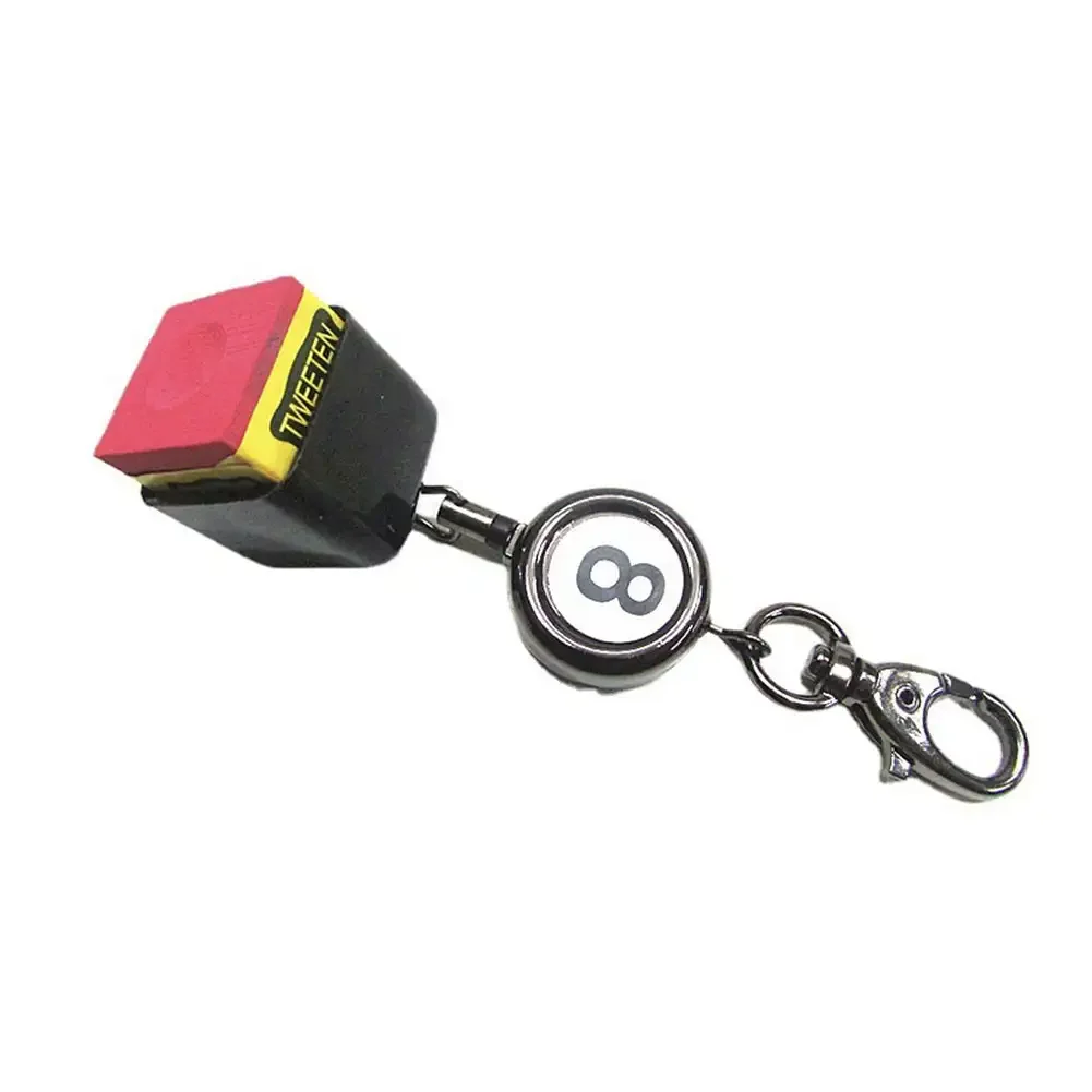 Porte-craie rétractable pour queue de billard, clip de ceinture à dessin, divertissement, accessoires de billard