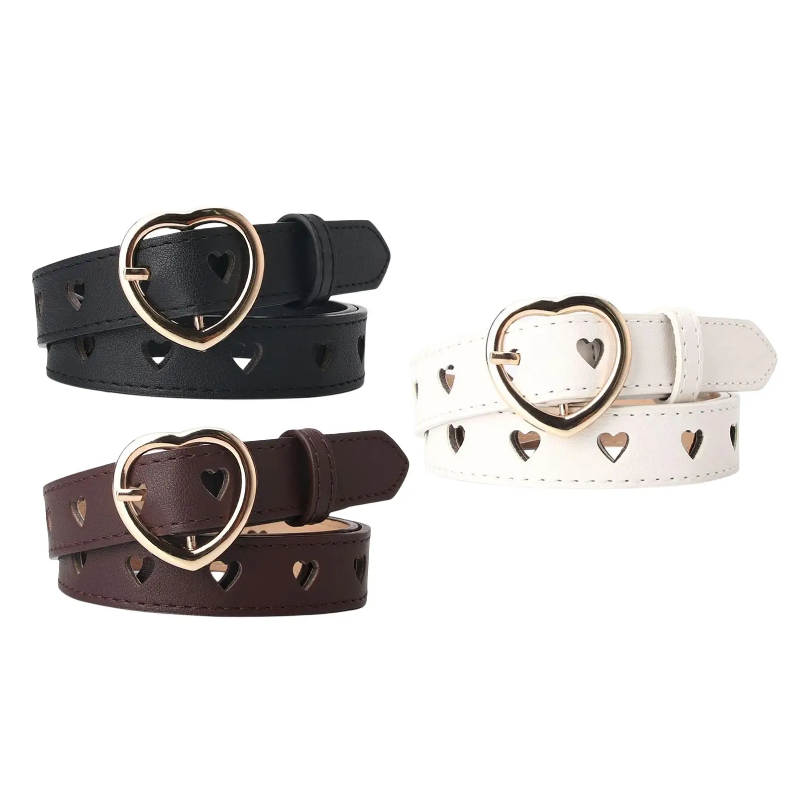 

Панк-ремень для полого поясного ремня из искусственной кожи с двойной люверсом