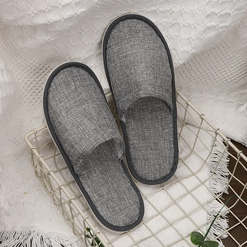 Unisex Hotel Travel Slipper Sanitary Party Home Guest Use Cjh Men Women  Closed Toe Shoes Salon Disposable Slippers Wholesale