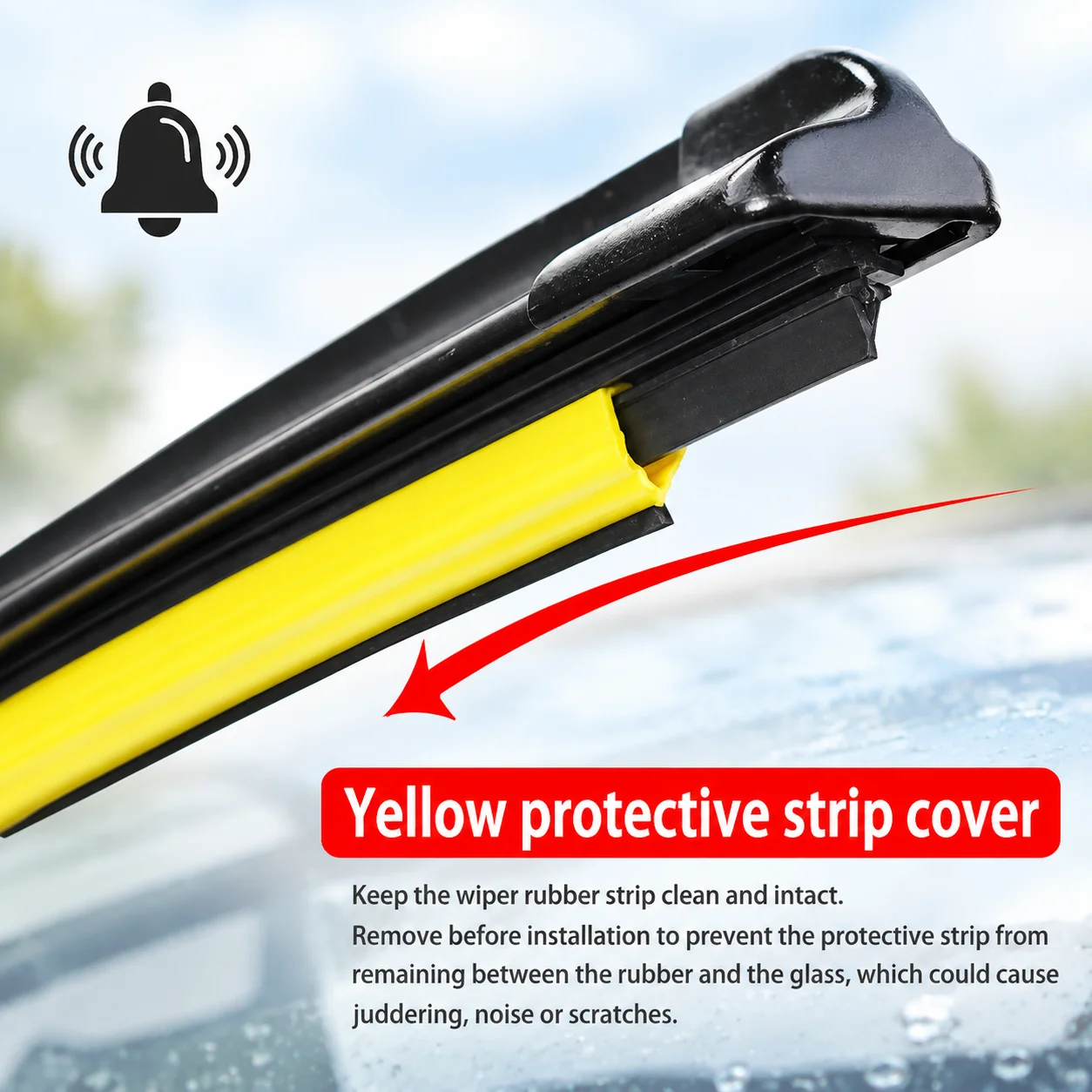 For Honda Freed 2024-2025 Auto Front Windshield Wipers High Steel Frame UV Resistant Silent Replacement Wiper Blades 4