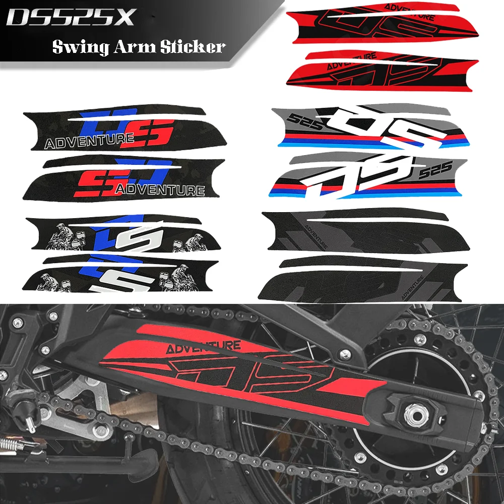 

Motorcycle Swing Arm 3M Stickers Adventure Para Moto Kit Decals For VOGE Valico DSX DS X DS525X 525DSX DS525 525X 500ds 525 2023