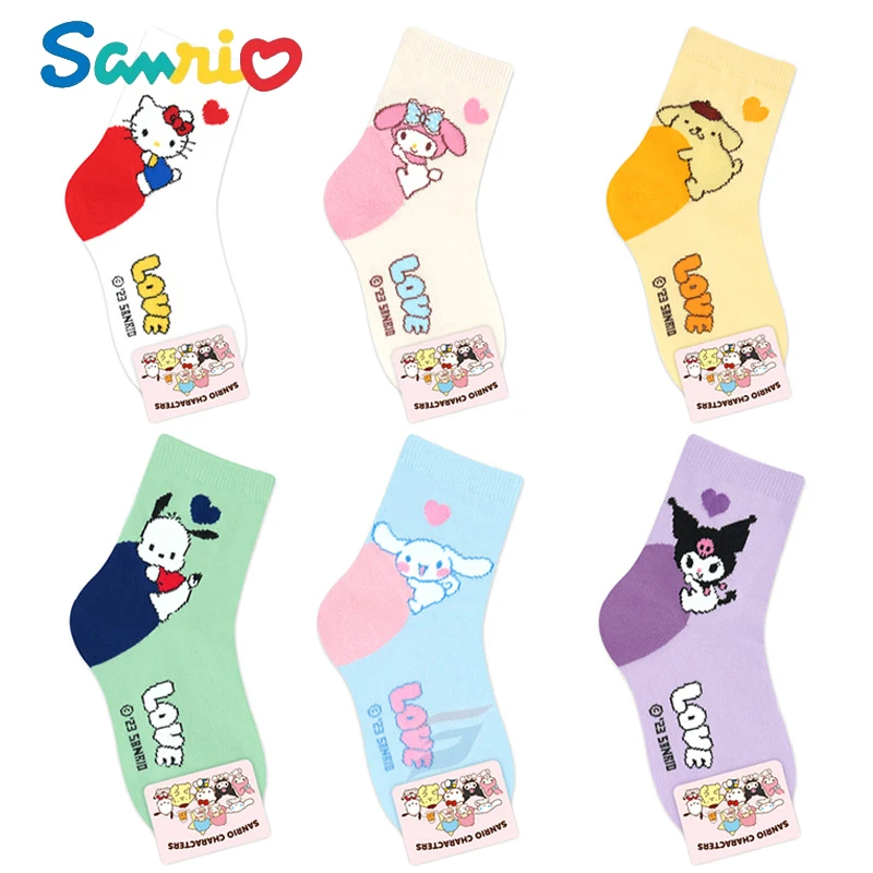 ถุงเท้าเด็กลายการ์ตูนน่ารักสำหรับเด็กชายและเด็กหญิงถุงเท้าครึ่งน่องลายการ์ตูน