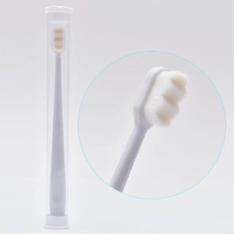 4Pieces Portable Student Friendly Soft Bristle Toothbrushes For Delicate Mouths 37JD