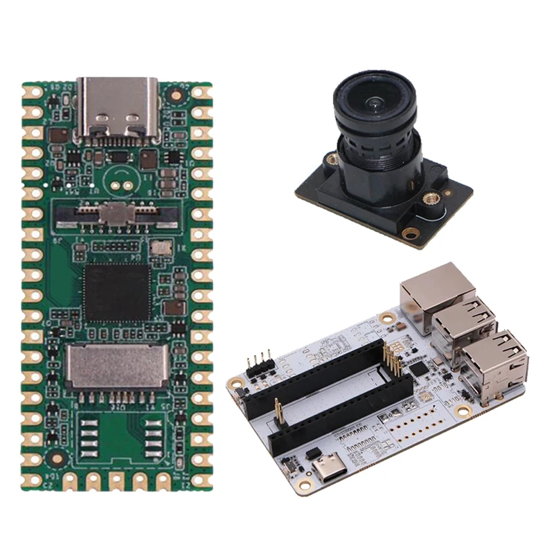 

RISC-V Milk-V Duo Development Board+2MP CAM GC2083+USB HUB Expansion Board Support Linux For Iot Enthusiasts DIY Gamers