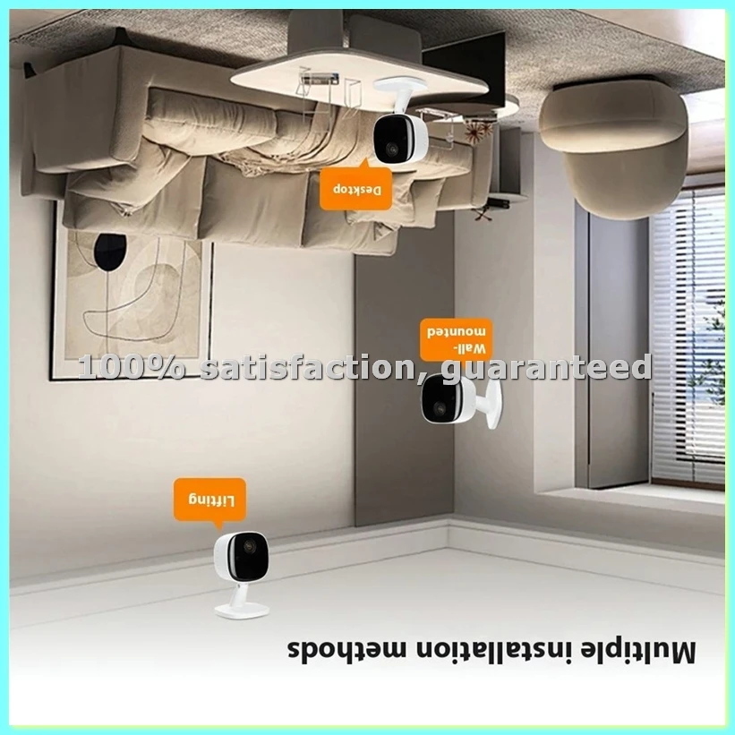 

1080P HD WiFi-камера для наблюдения за ребенком, мини-камера безопасности, портативная камера с аудио, инфракрасным ночным видением, детектором движения, для умного дома - ELEC