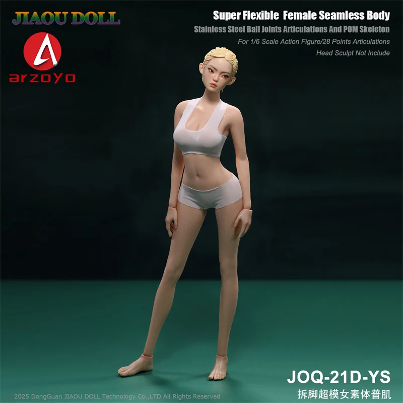 JIAOU BAMBOLA JOQ-21D 1/6 Piede Staccabile Senza Soluzione di Continuità Corpo Femminile Senza Testa 12 "Supermodelo Gambe Lunghe Ragazza Action Figure Bambole Giocattolo