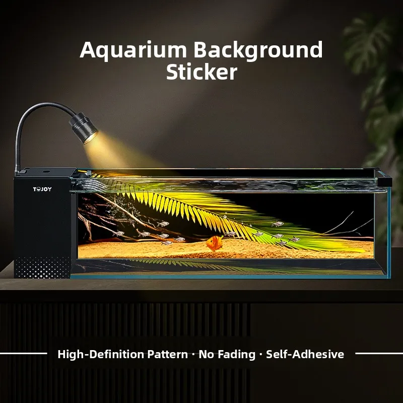 

3D-панель для аквариума с рисунком, самоклеящаяся, для декорации аквариумного ландшафта, универсальная, для лазания, зоотовары