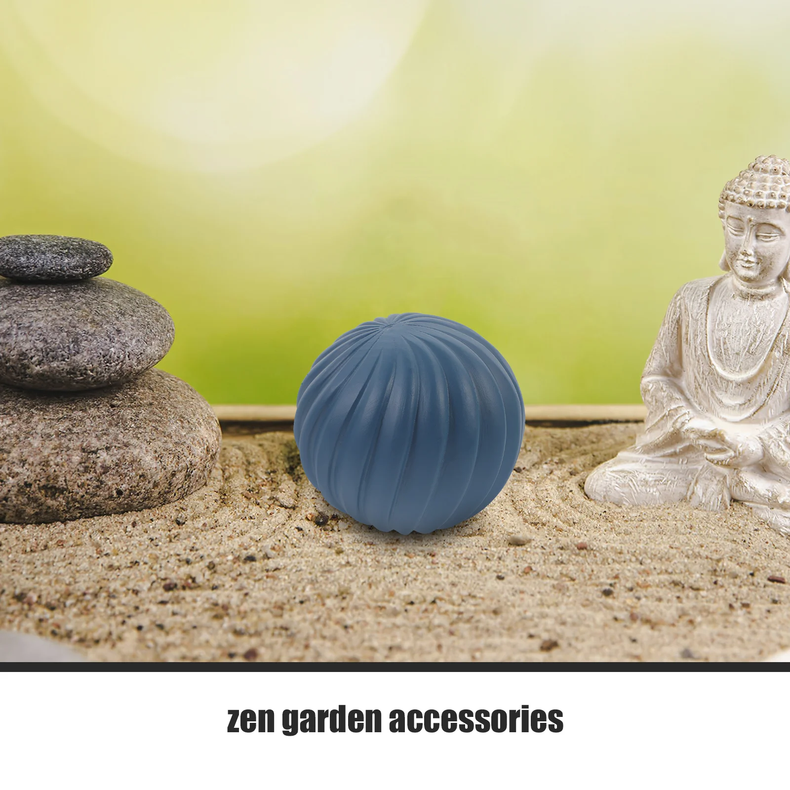 Resina Selo Esfera Artesanato Suprimentos, Zen Jardim Acessórios, Mesa Preta Decoração, Brinquedo