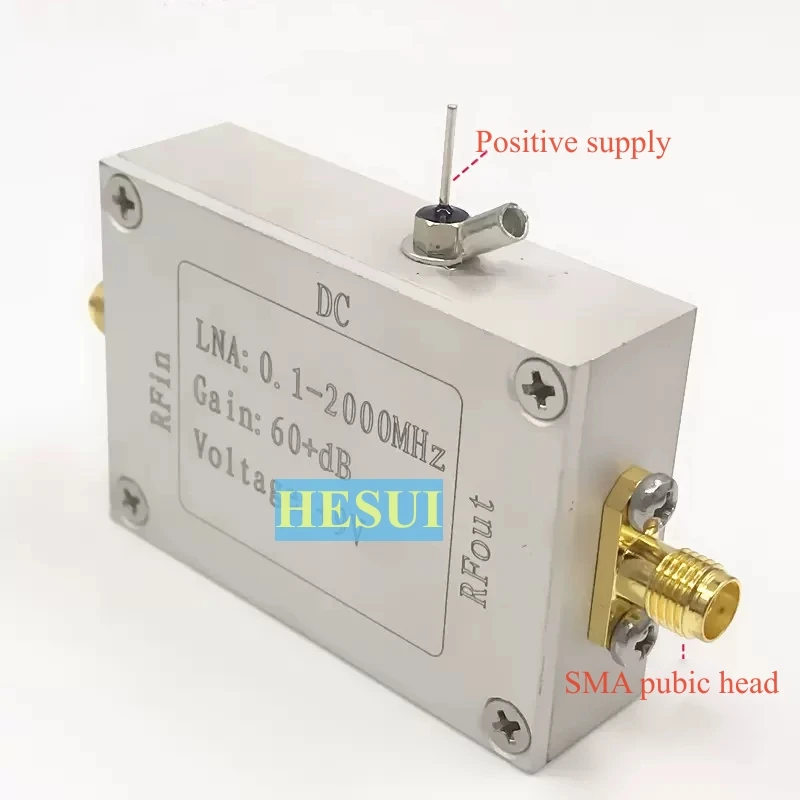 Rf broadband amplifier 0.1-2000MHz 64dB