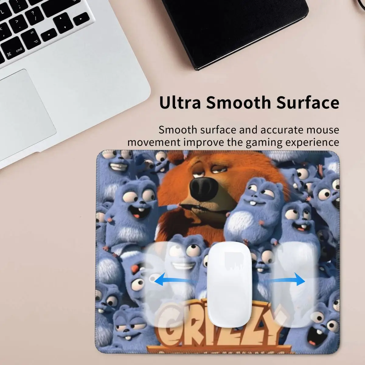 

Funny Grizzy And The Lemmings Cartoon Characters Mouse Pad Computer Keyboard Mouse Mat Gamer Laptop Desk Mat Office Table Mats