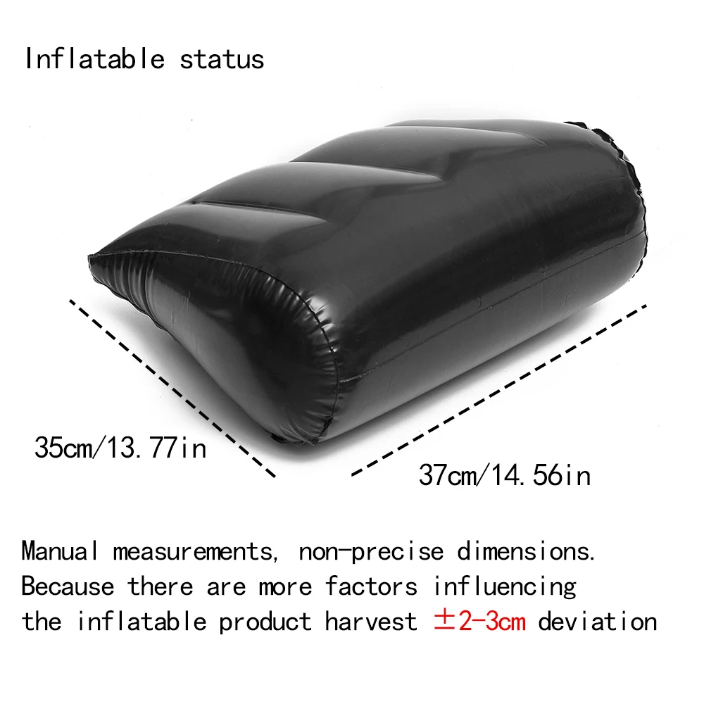 Inflatable pvc black sex posture auxiliary pillow triangle soft mattress semi-cylindrical inverted dildo vibration accessories