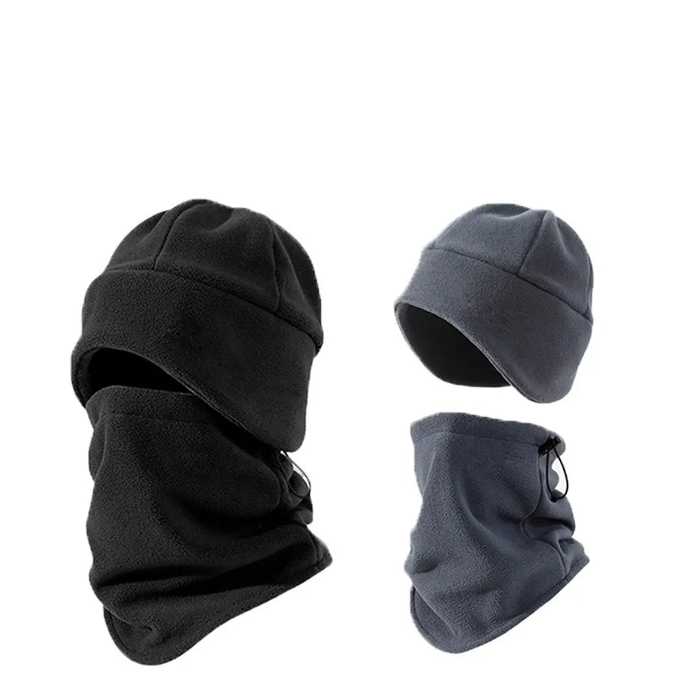 جديد القطبية الصوف قبعة وشاح مجموعة Coldproof يندبروف البلوز قبعة دافئة الوجه درع الرياضة في الهواء الطلق