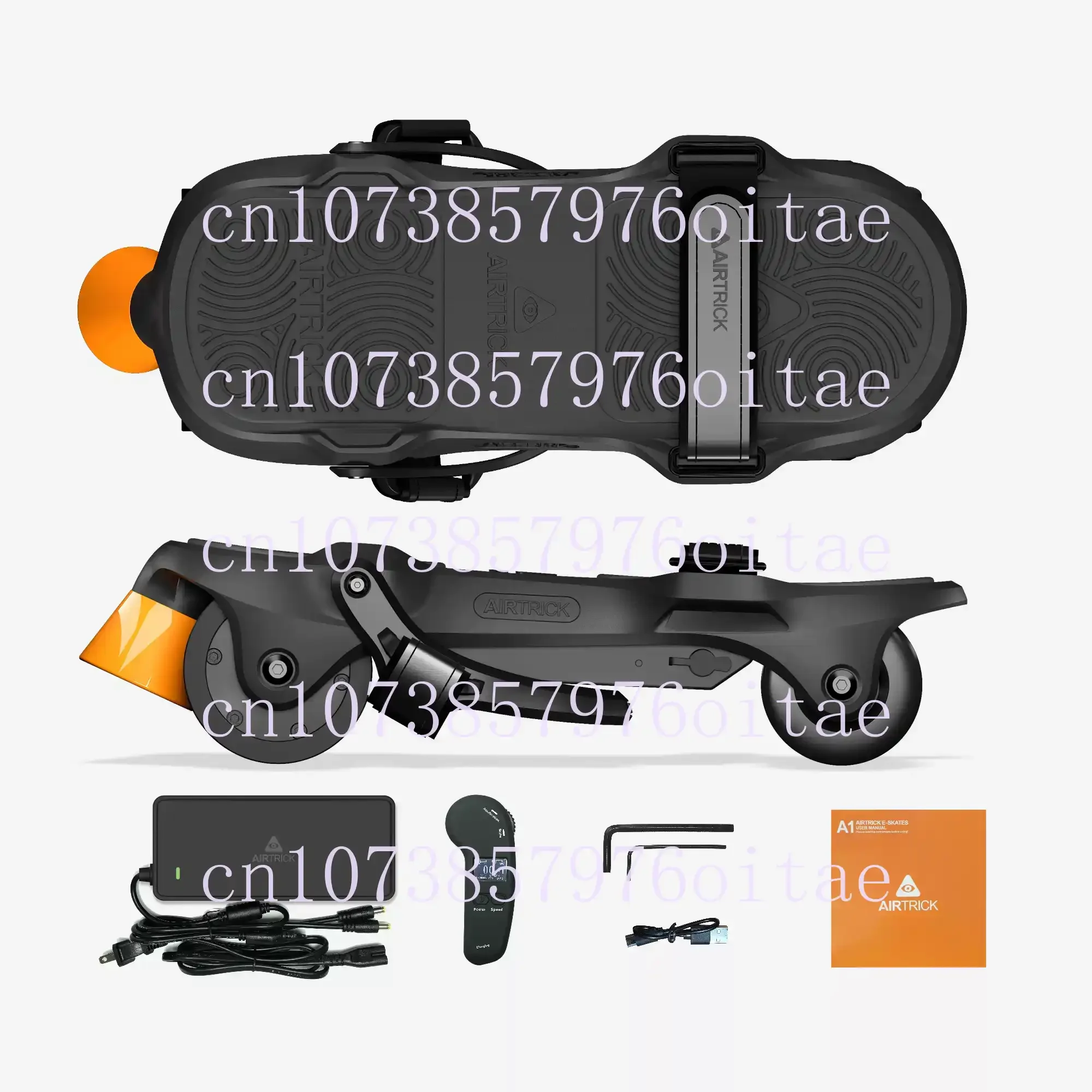 A1 ULTRA Double Row Wheel Electric Roller Skating Shoes for Long Range Commuting Folding Portable Remote Control with Braking view 5