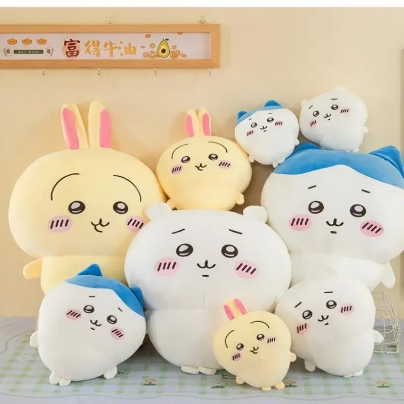 New Cute Anime Chiikawa Series Plush Doll Cartoon Small Eight Sofa Soft Pillow Decoration Childrens and Girls Toys Birthday Gift