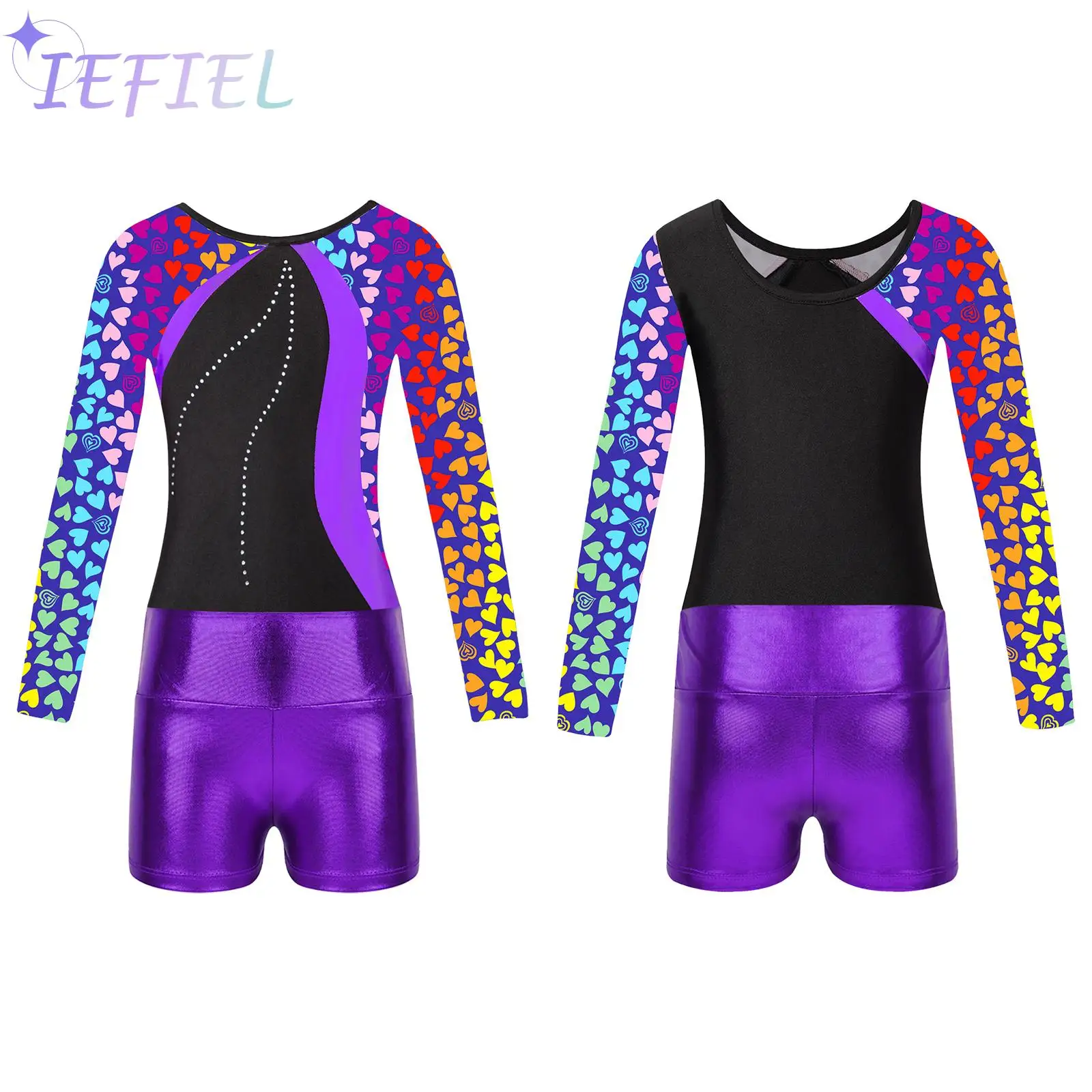 

Детская джазовая Латинская танцевальная одежда, спортивная одежда, бикетард для девочек, спортивные тренировки, гимнастика, танцевальные тренировочные костюмы из двух предметов