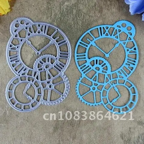 

Metal Die cutting Clocks Time Axis DIY Scrapbook cutting dies Die For DIY Scrapbooking Photo Album Embossing Folder Stencil