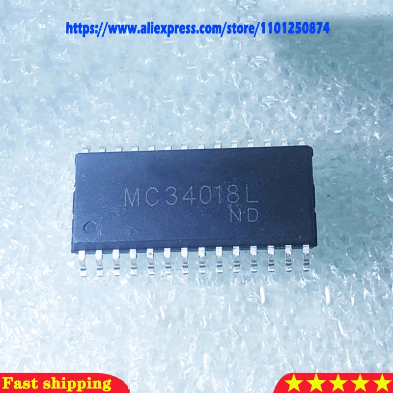 10pcs/lot MC34018L UTC34018 SOP-28 MC34018DW MC34018  original fast delivery In Stock