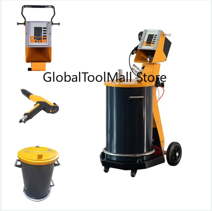 High Quality High Voltage Electrostatic Powder Coating Machine Spray Painting with Curing Oven for Rim