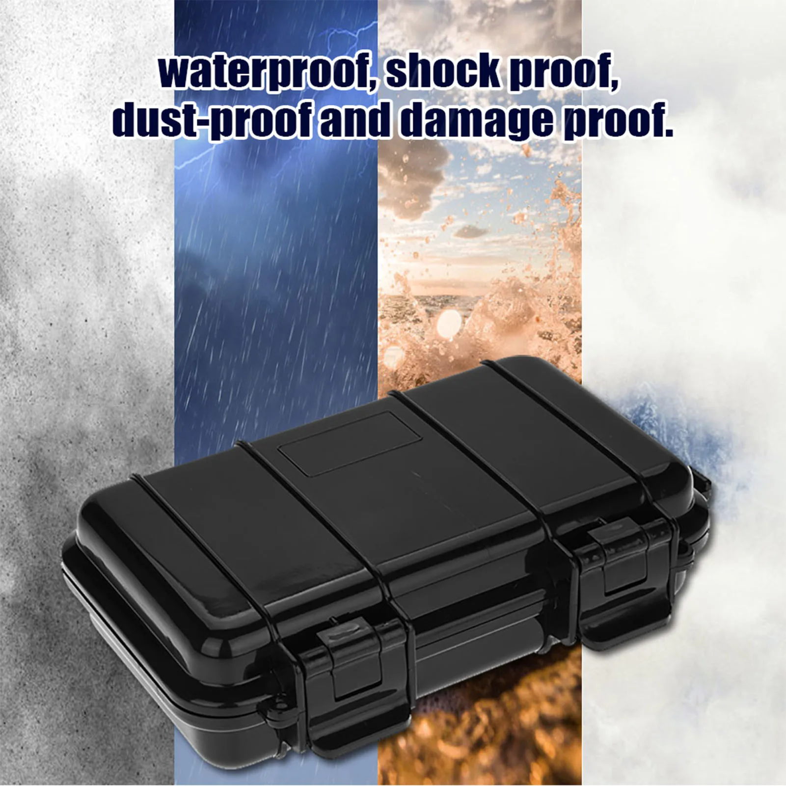 3 Types Outdoor Shockproof and Pressure proof Waterproof Sealed Box Survival Storage Case Waterproof Case Outdoor Storage Case