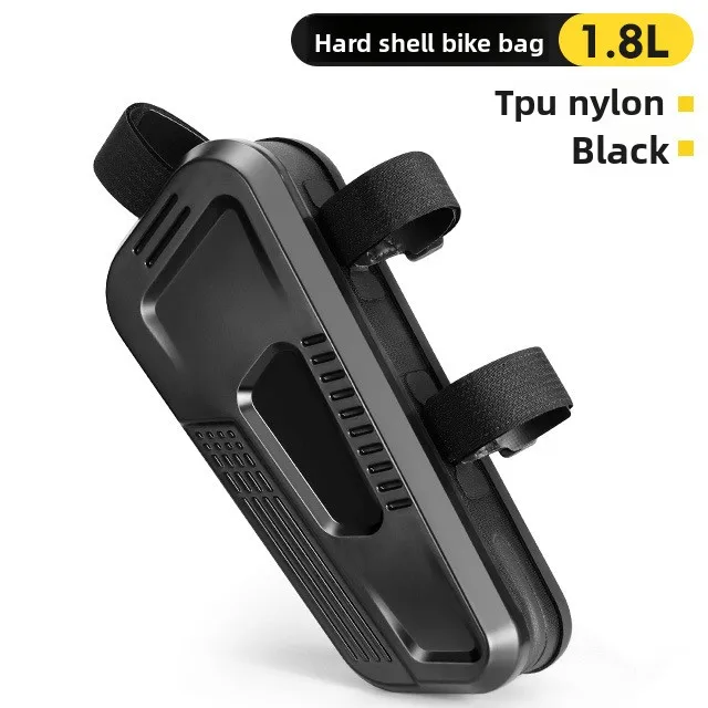 

Large-Capacity Waterproof Bike Front Top Tube Frame Bag - Black Pannier for MTB Road Cycling Accessories