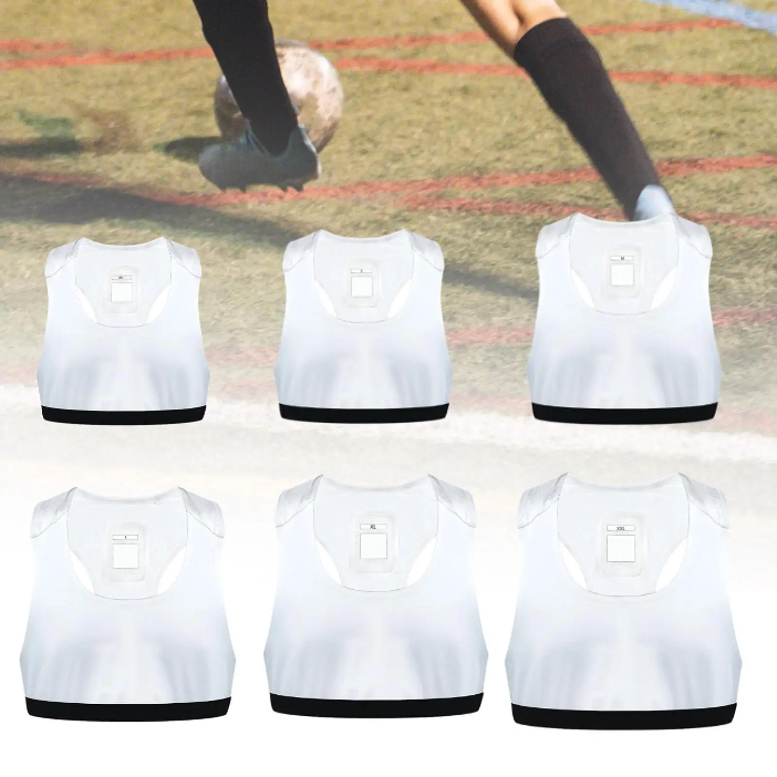 Polyester Soccer Tracker Vest for Men Women Training Sessions Activity Monitoring Wearable Sports Equipment Football Rugby