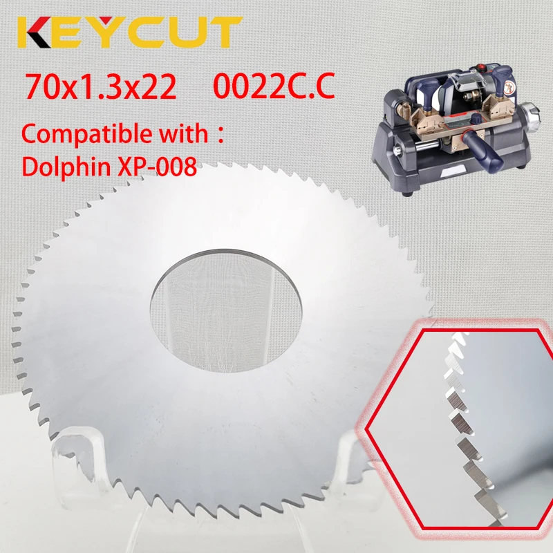 Dolphin Key Machine Cutter 70x1.3x22 in Carbide Replacement XP0812GL Cutter Locksmith Tools