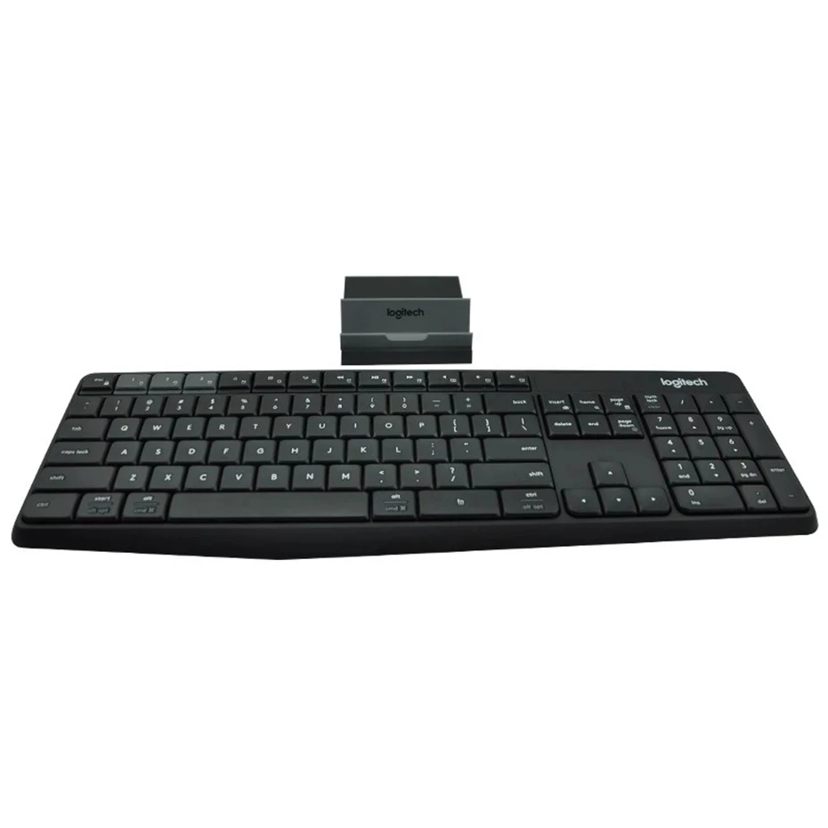 Logitech K375S wireless mute keyboard, Bluetooth, suitable for Windows, Android, iOS, tablet, laptop, ultra-thin