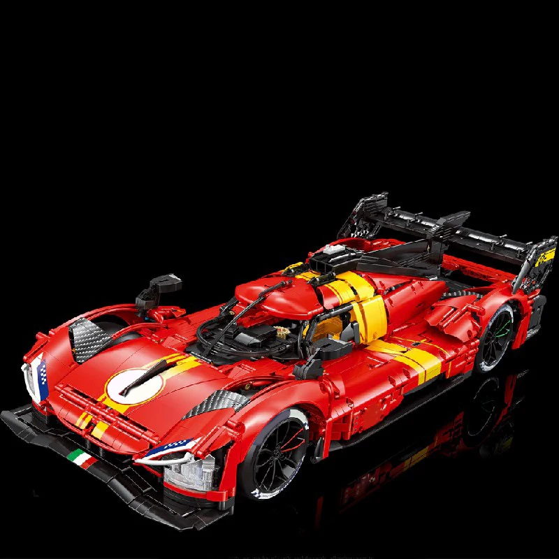 

moc Famous Racing Car Assembly Creative Building Blocks Toy Technical Model, Decoration, Birthday Gift for Children 3350pcs