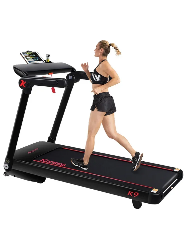 

Portable electric treadmill home model foldable installation-free small indoor