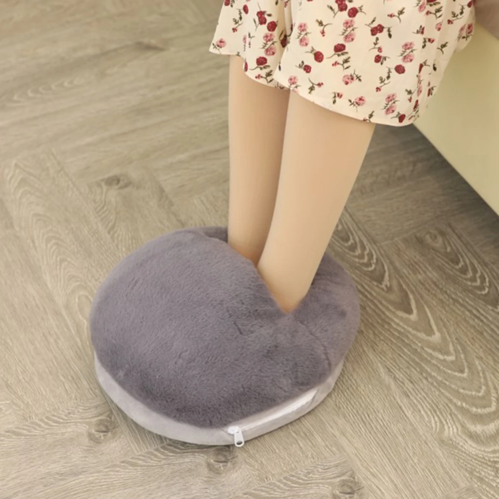 

USB Heating Foot Warmer Pink Electric Slippers Women Warm Winter Comfortable Safe USB Powered Heat Long Time Computer Cold