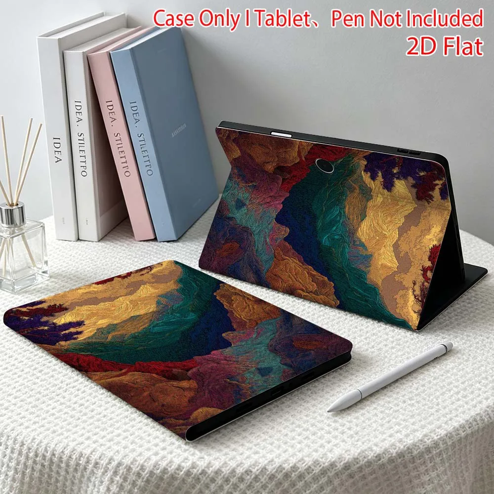Moon Mountain Texture Soft For OPPO VIVO IQOO OnePlus Realme Pad 3 Pro 13 12.1 11.4 11 inch Pen Tray Tablet Case