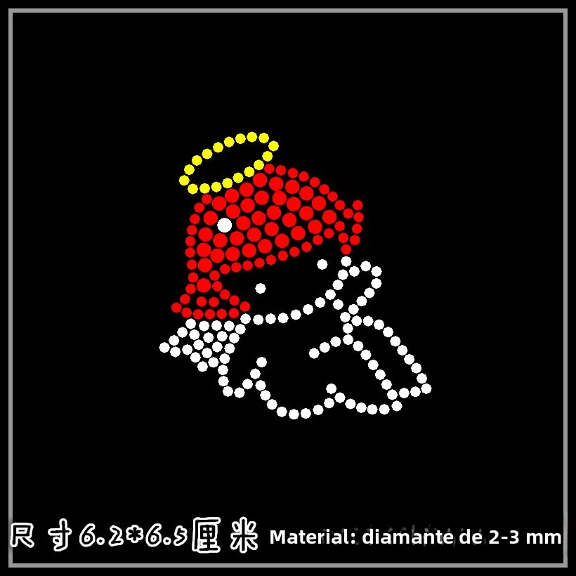 camiseta-de-la-com-estampa-de-anjo-e-strass-termocolante-acessorio-de-vestuario-diy-produto-acabado-tamanho-grande