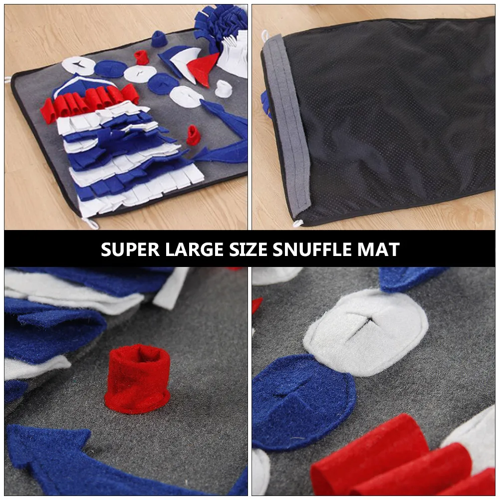 

Dog Snuffle Mat Large Felt Slow Feed Training Pet Treat Cushion Foraging Mat Puppy Feeding Pad Dog Foraging Pad