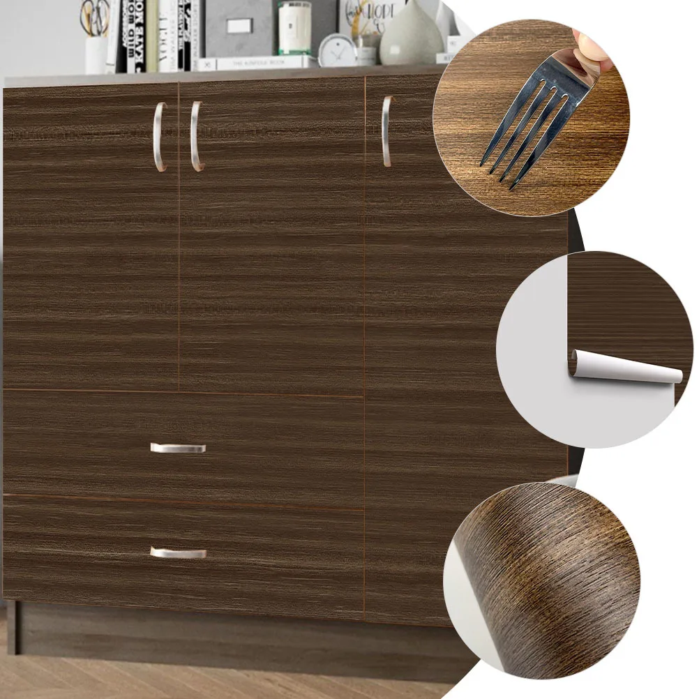 Adesivo removível para piso de PVC à prova d'água, pranchas de piso de grão de madeira, decalques de azulejo de vinil para sala de estar e quarto