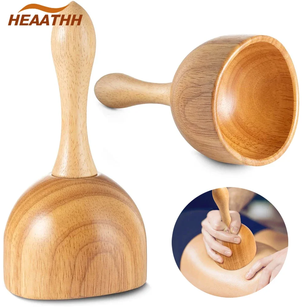 Wood Cupping Therapy Massage Tools Cup,Lymphatic Drainage Massager Tools for Maderoterapia Kit Body Sculpting Anti-Cellulite Cup