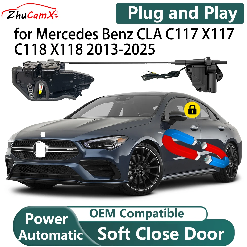 

for Mercedes Benz CLA C117 X117 C118 X118 2013-2025 Automatic Electric Soft Close Door Power Door Comfort Closing System