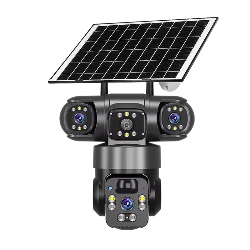 Metal oxide semiconductor Wifi security camera 3 screens outdoor waterproof two-way