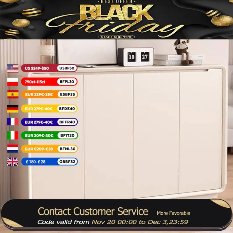 

Modern Nordic Wooden Shoe Cabinet Cream Cupboard Entryway Storage Shoe Rack Living Room Organizer Zapatera Organizador Furniture