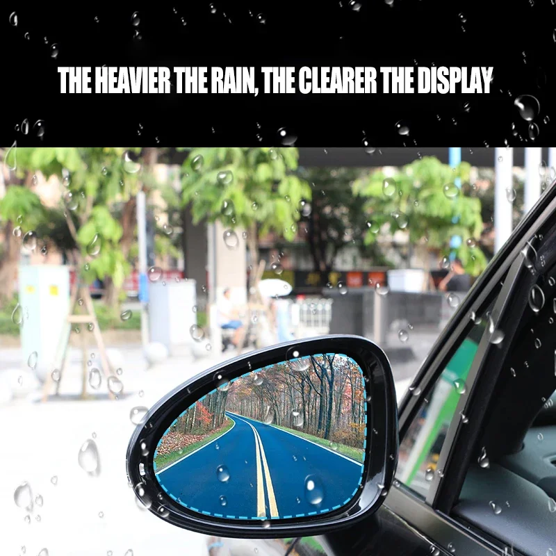 2PCS For Porsche Cayenne Macan Panamera 718 Car Anti Waterproof Rearview Mirror Rainproof Film Auto Protection Accessories