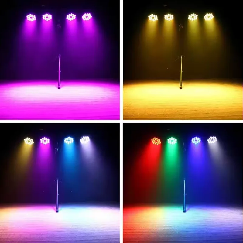 LED effect Light 18x10W LED Flat Par light  DMX512 LED Wash light KTV DJ Disco Bar Club Party Concert Stage Lighting Event Show