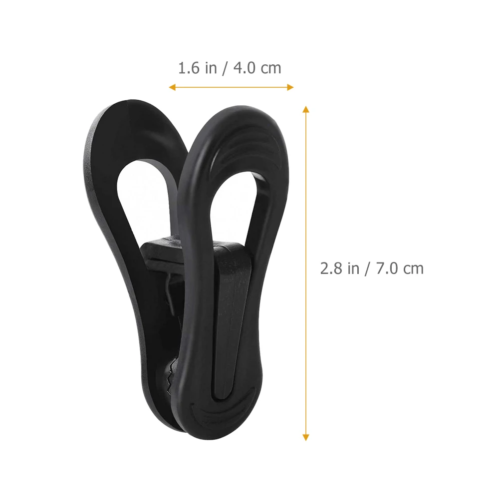 

10 Pcs Anti-slip Towel Clip Clothes Clips Laundry Pegs Hanging for Hanger Pocket Plastic