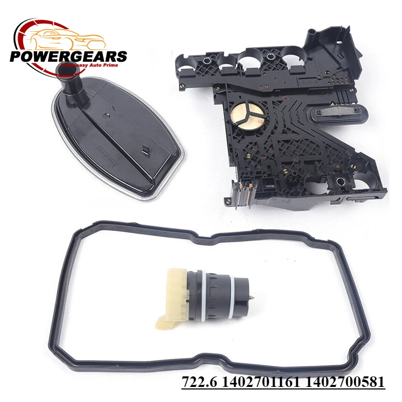 

New 722.6 1402701161 1402700581 Transmission Conductor Plate+Connector+Filter+Gasket KIT Suit For Mercedes Benz