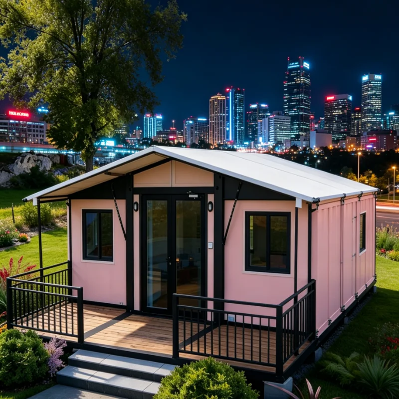 Customized Modular Prefab House Expandable Foldable Home Portable Living Container Prefabricated Fold Out Room Space Saving